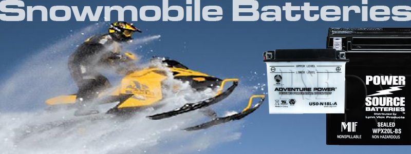 SNOWMOBILE BATTERIES AND CHARGERS